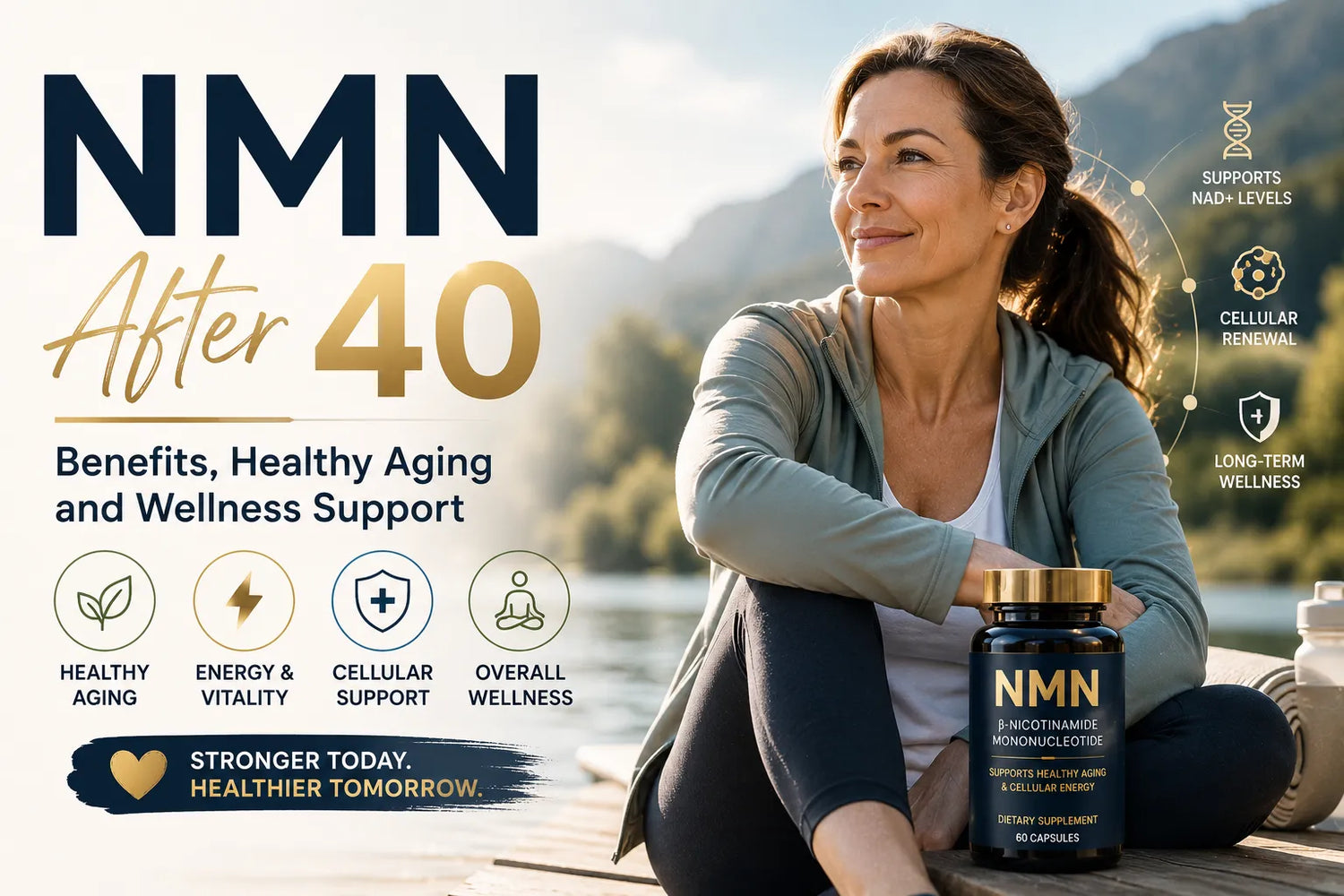 NMN After 40: Benefits, Healthy Aging and Wellness Support