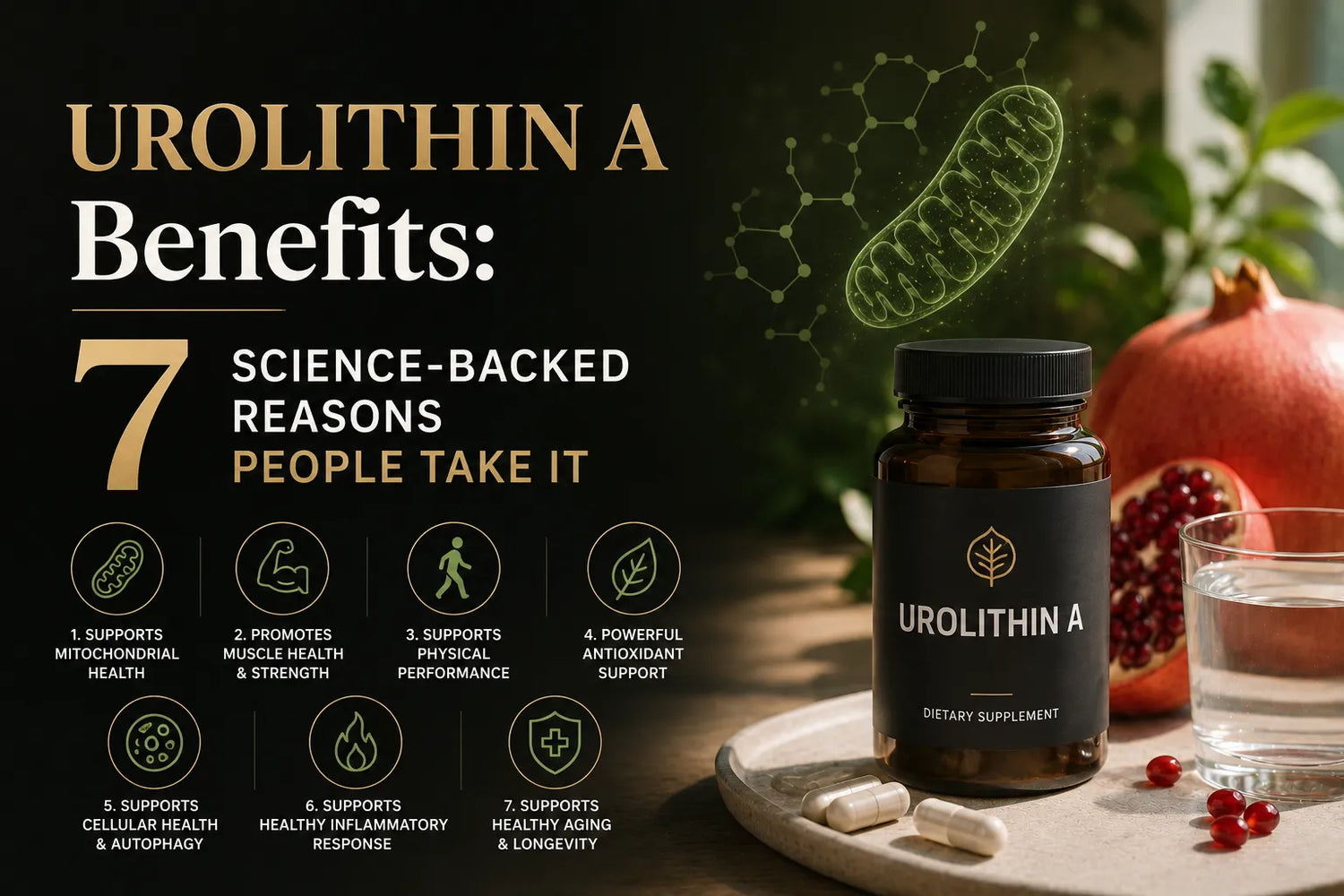Urolithin A Benefits: 7 Science-Backed Reasons People Take It
