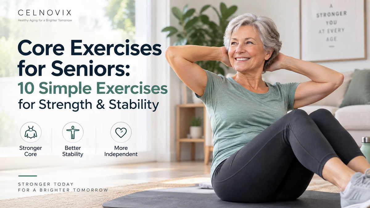 Core Exercises for Seniors: 10 Simple Exercises for Strength & Stability