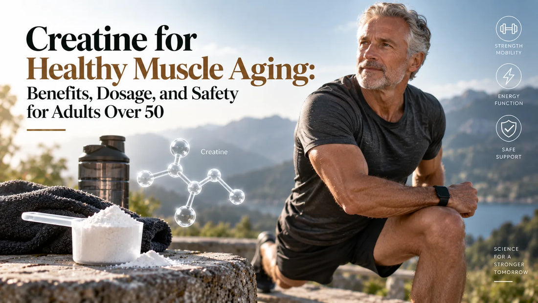 Creatine for Healthy Muscle Aging: Benefits, Dosage, and Safety for Adults Over 50