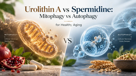 Urolithin A vs Spermidine: Mitophagy vs Autophagy for Healthy Aging